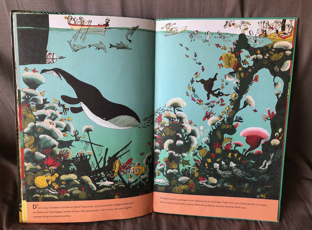 Coquillages et petit ours pages