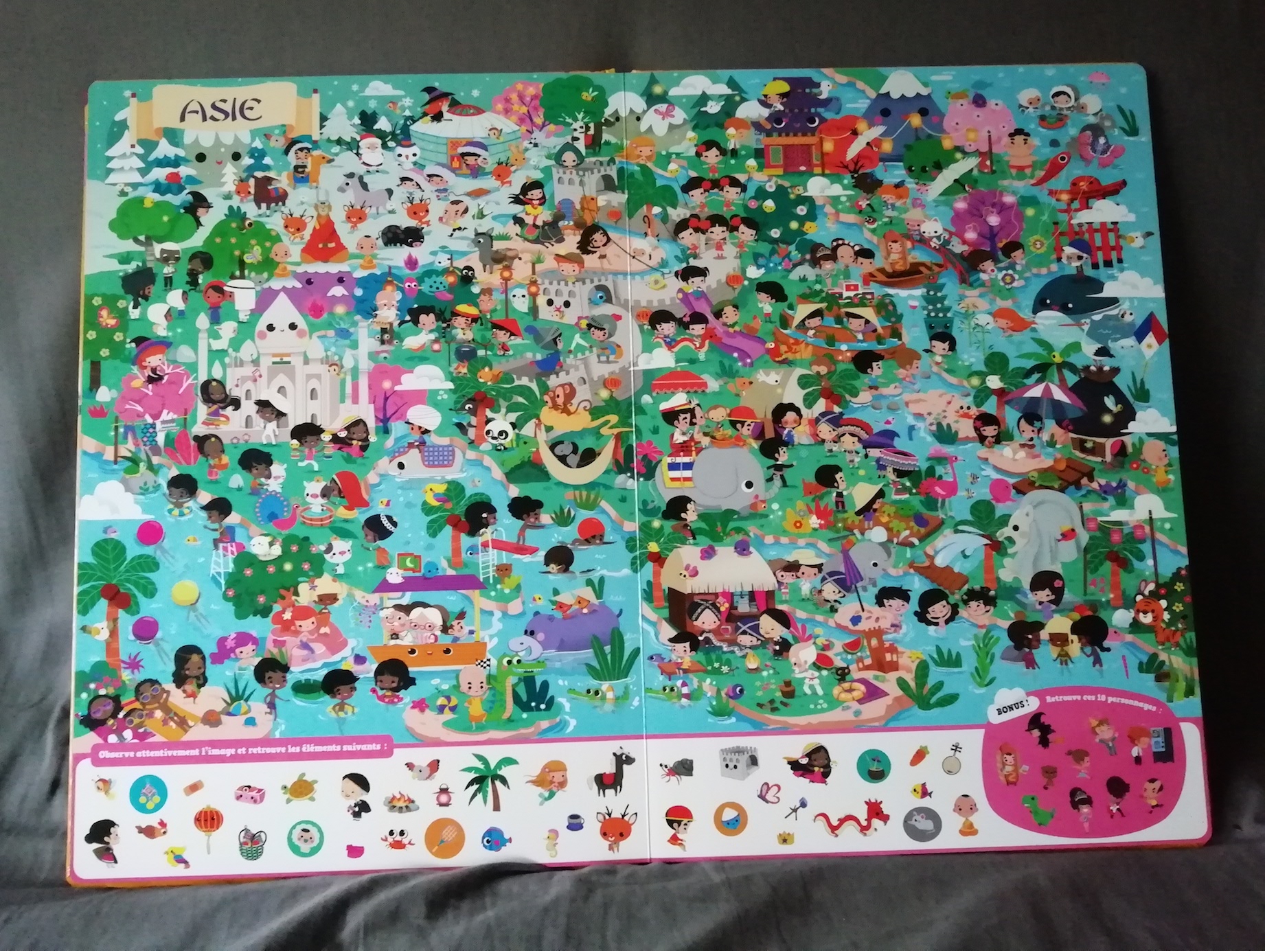 Cherche et trouve autour du monde pages