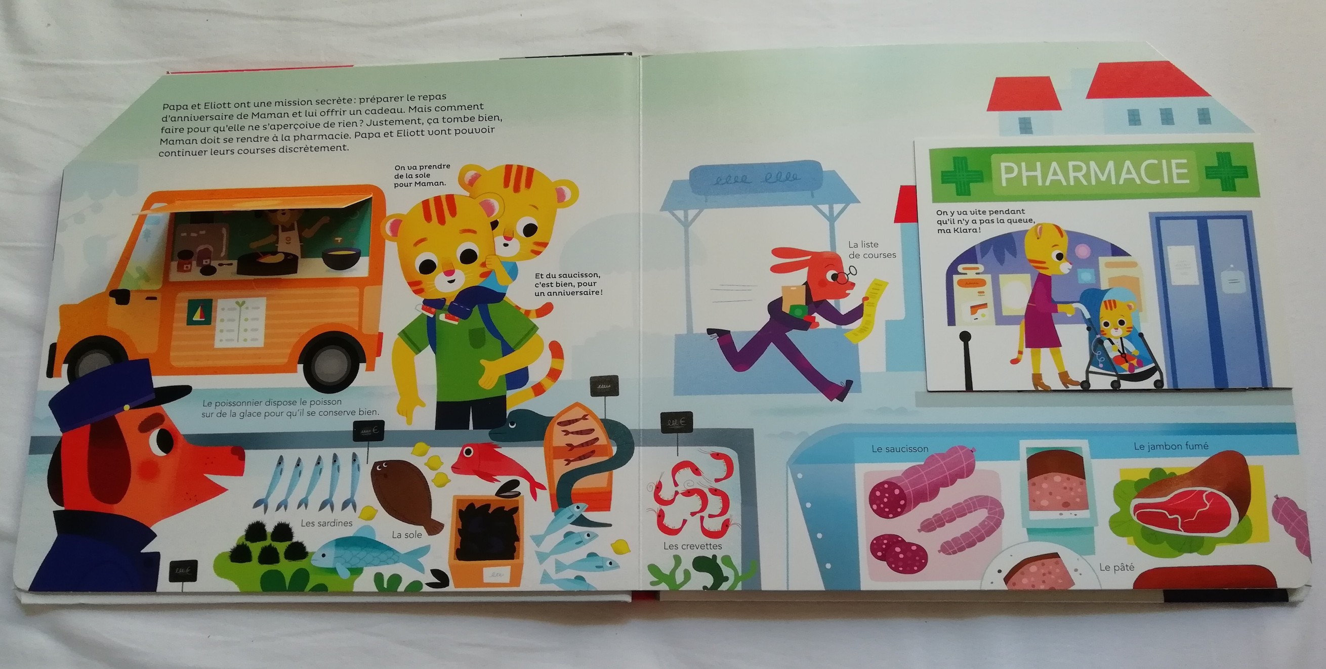 eliott fait les courses pages